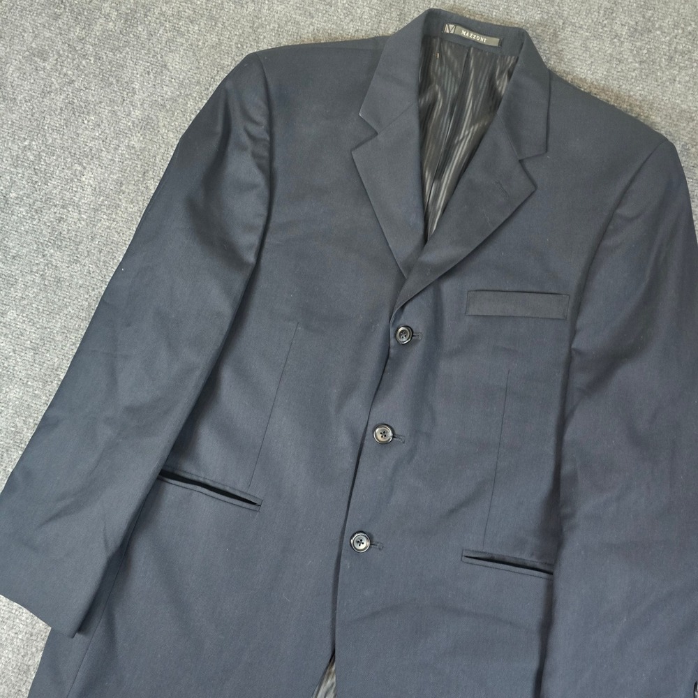 Mazzoni Blazer Sport Coat Business Casual 3 Button‎ Jacket Mens